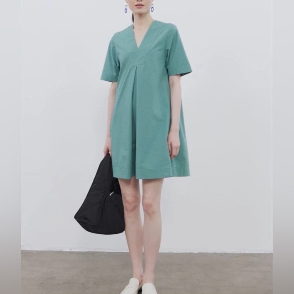 COS Pleated A Line Mini Dress